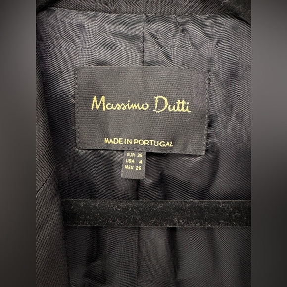 Massimo Dutti Black Blazer Portugal - Picture 7 of 12